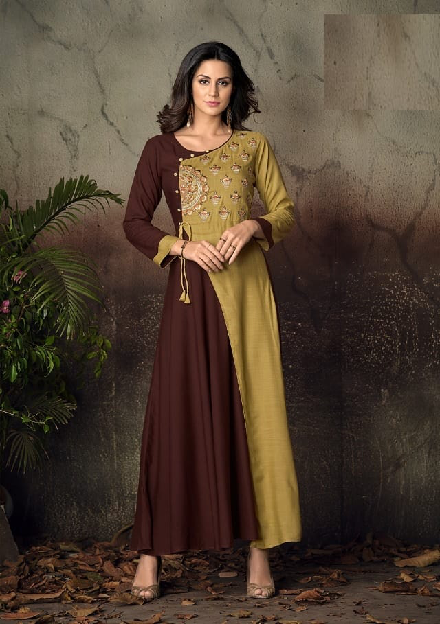 Heavy long kurtis online deals
