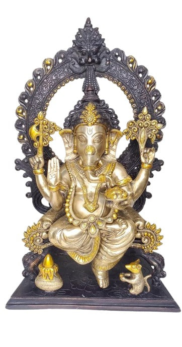 Lord Ganesha - The lord of good fortune Antique look