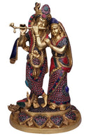 Lord Krishna & Radhe with Beautiful stone work