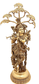 Brass Lord Krishna