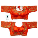 Women Silk Blouse with Zari work
