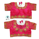 Designer Women Silk Readymade Blouse with Zari work