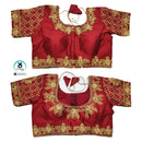 Designer Women Silk Readymade Blouse with Zari work