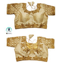 Designer Women Silk Readymade Blouse with Zari work