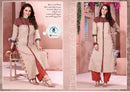 Straight Cut Long Kurta And foil Pant (Set)