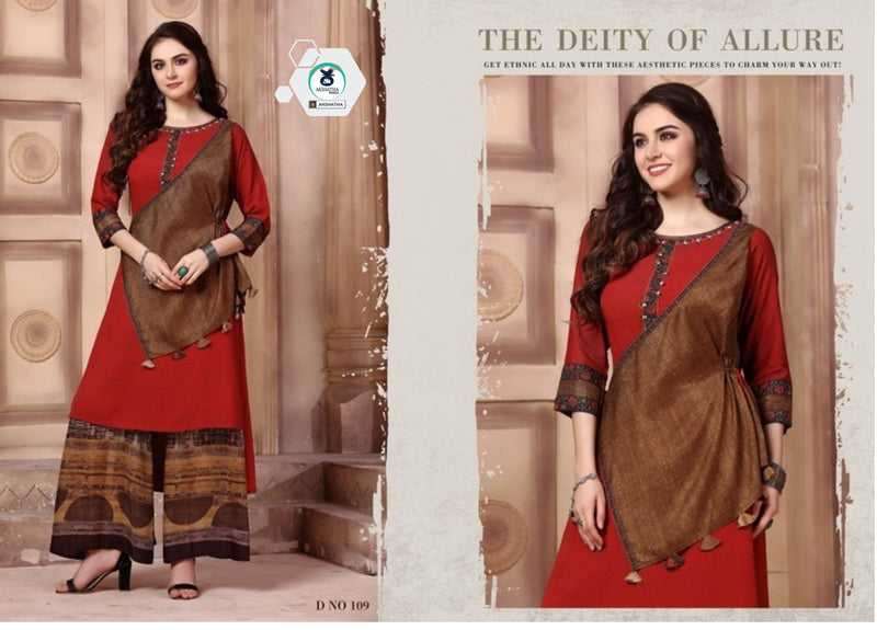 Buy HOUSE OF JAMOTI Evergreen Backless Straight Kurti Palazzo With Dupatta  (Set of 3) online