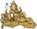 Brass Lord Ganesha - The Lord of good fortune(Small)
