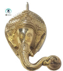 Wall Hangings - Leaf Ganesha with bell