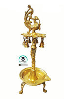 Stand Deepak with Diya's & Bells