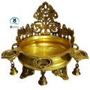 Large Diya with attractive Bells & Urli Option
