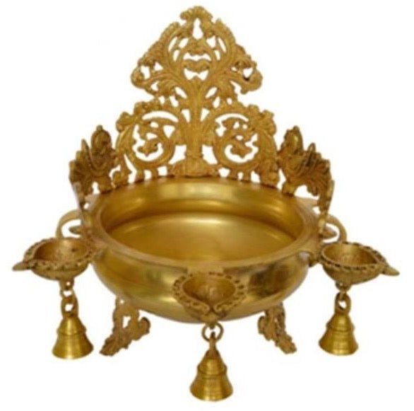 Large Diya with attractive Bells & Urli Option