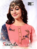 Rayon Embroidery Kurti Set - Senorita Collections