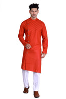 Pure Cotton Men's Designer Kurta with Pyjama set