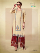 Designer 2-Piece Printed Kurti Set - Dream Collections
