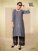Designer 2-Piece Printed Kurti Set - Dream Collections