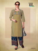 Designer 2-Piece Printed Kurti Set - Dream Collections