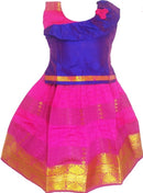 Girls - Fancy Lehenga - Color Pink/Purple