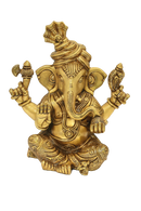 Golden Coated/Polished Ganesha - Best Quality