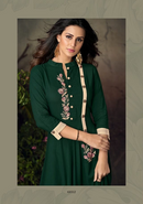 Multi Design Modern Long Kurtis - Heavy Embroidery Design work
