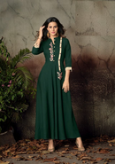 Multi Design Modern Long Kurtis - Heavy Embroidery Design work