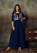 Multi Design Modern Long Kurtis - Heavy Embroidery Design work