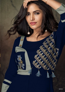 Multi Design Modern Long Kurtis - Heavy Embroidery Design work