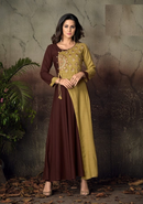 Multi Design Modern Long Kurtis - Heavy Embroidery Design work