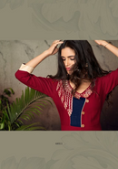 Multi Design Modern Long Kurtis - Heavy Embroidery Design work