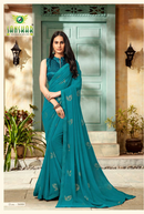 Women's Extraordinary Cocktail Party Wear  - Subhkamnaye Designer Sarees