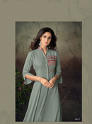 Multi Design Modern Long Kurtis - Heavy Embroidery Design work